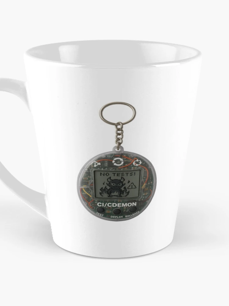 Thumbnail 3 of 4, Coffee Mug, CI/CDemon designed and sold by SoftwareStickers.