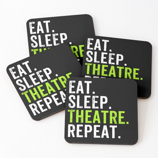 Item preview, Eat Sleep Theatre Repeat -Actor Actress Theater Gift designed and sold by mhernaevily.