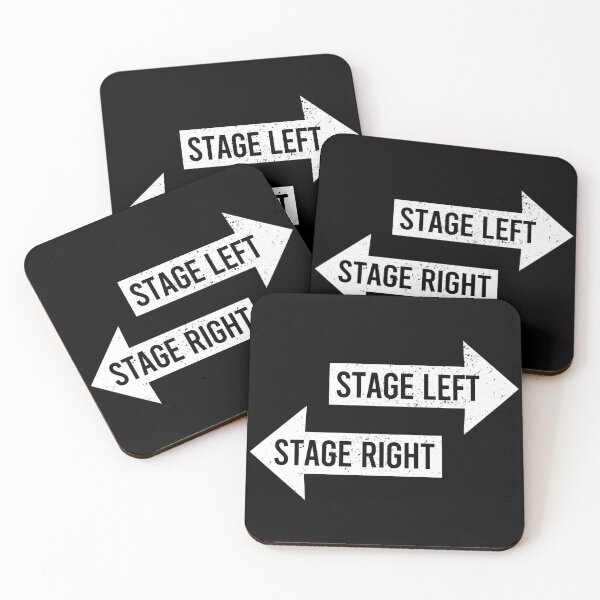 Item preview, Stage Left Stage Right - Funny Theater Drama designed and sold by mhernaevily.
