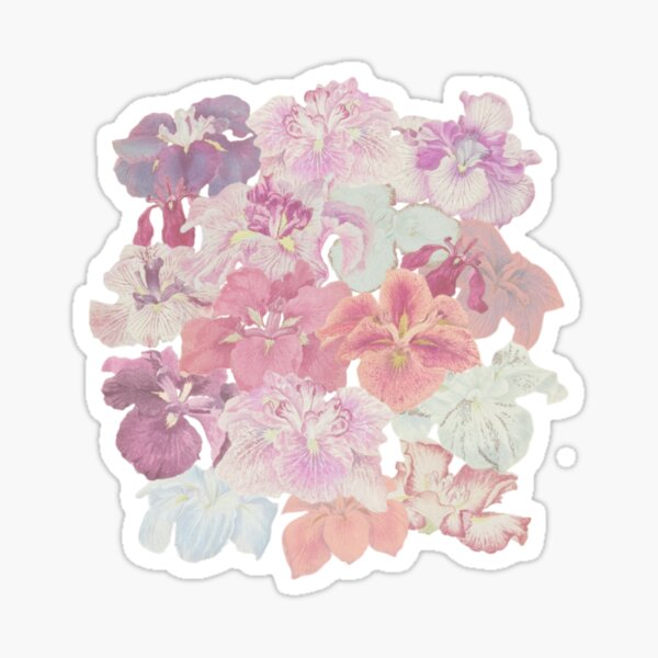 Aperçu de l'œuvre Iris Sérénité - Art floral japonais créée et vendue par tokomoroJP.