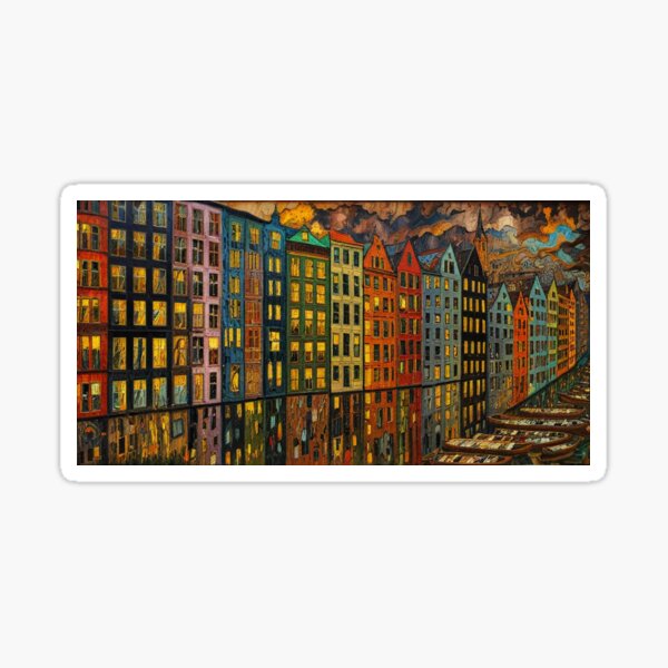 Item preview, Amsterdam Row Houses designed and sold by JEJ Visual Art.