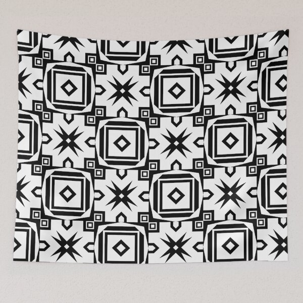 Item preview, Retro Art Deco Geometric Pattern 24.P06.053.054 designed and sold by Space & Care - Art Deco GeoMetrica.
