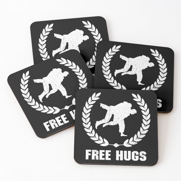 Item preview, Free Hugs - Funny Brazilian Jiu-Jitsu Martial Arts Gift designed and sold by mhernaevily.