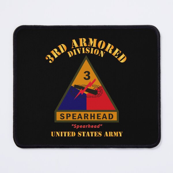 Item preview, Army - SSI - 3rd Armored Division w Name Tape - Spearhead - US Army X 300 designed and sold by Military Insignia Products.