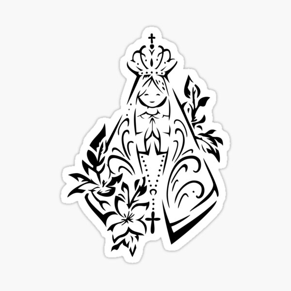 Item preview, Silhouette of the Virgin of the Valley, Venezuela. designed and sold by Monzon.Arts.