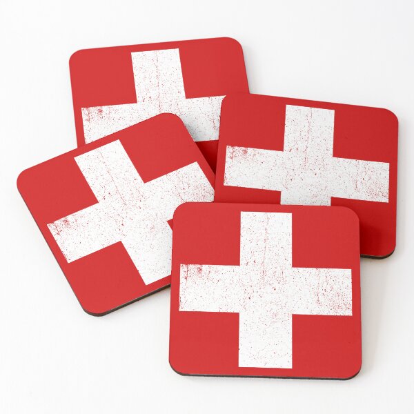 Item preview, Swiss Vintage Cross - Flag of Switzerland designed and sold by mhernaevily.
