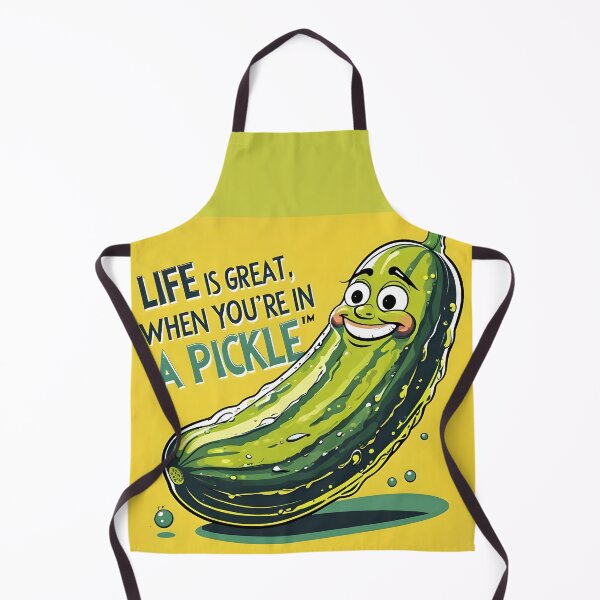 Item preview, Pickle Positivity – Laugh Through the Brine designed and sold by SmileyHaus.