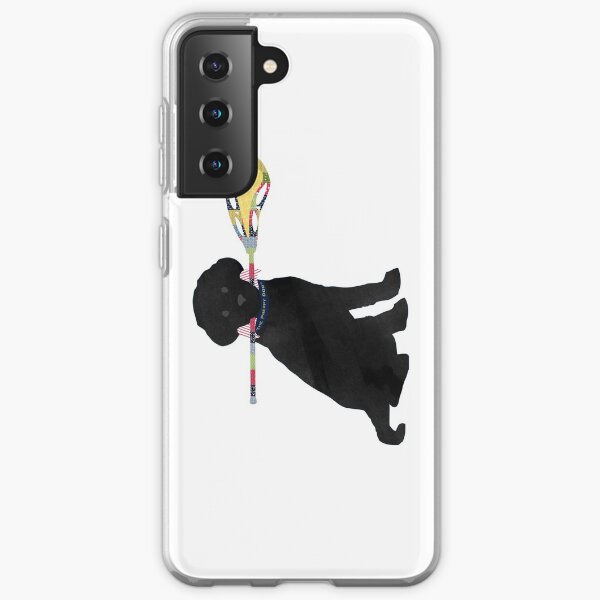Black Lab Retriever Lacrosse Dog Samsung Galaxy Soft Case