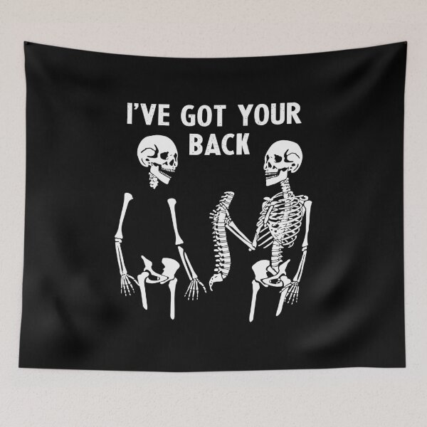 Item preview, I've Got Your Back - Funny Stick Figure designed and sold by mhernaevily.