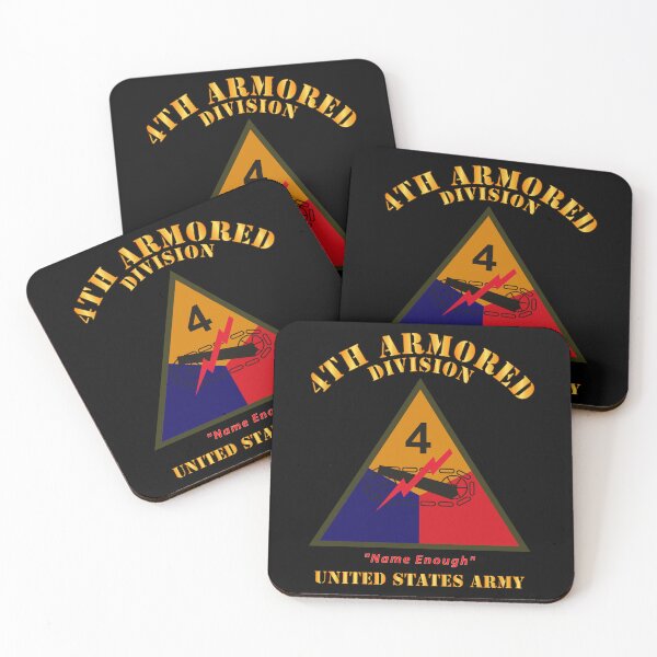 Item preview, Army - SSI - 4th Armored Division - Name Enough - US Army X 300 designed and sold by Military Insignia Products.