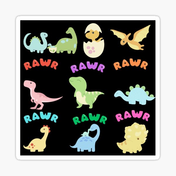 Item preview, Rawr of dinosaur  designed and sold by dinomonkey.