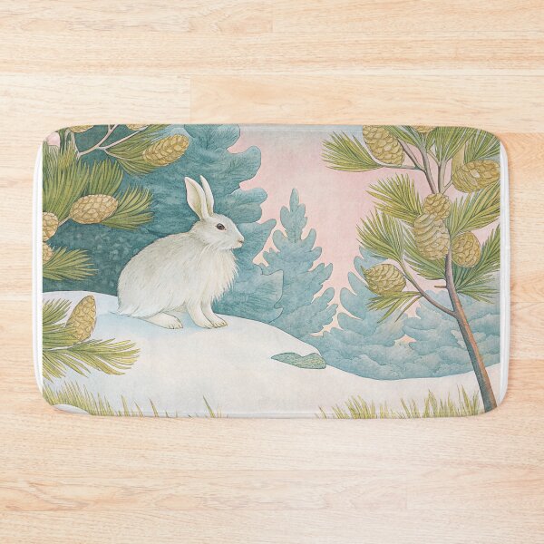 Item preview, Arctic Hare in a Frosty Norwegian Forest designed and sold by CloudReverie.
