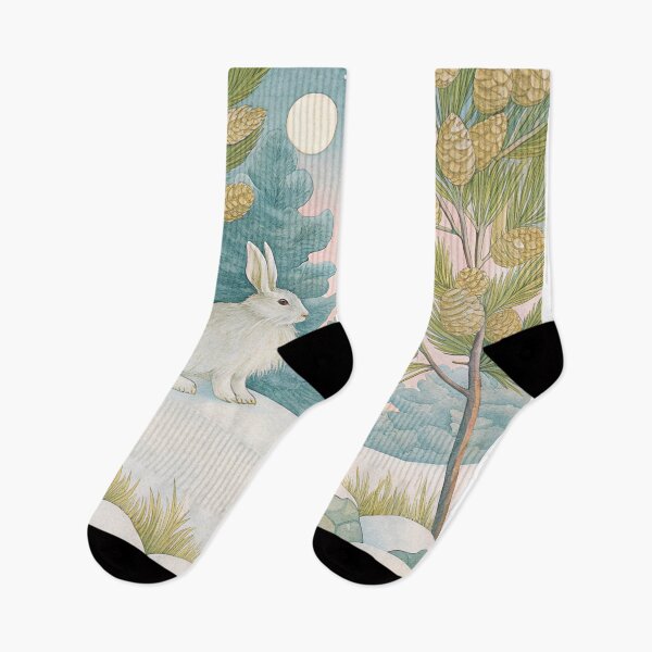 Item preview, Arctic Hare in a Frosty Norwegian Forest designed and sold by CloudReverie.