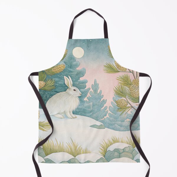 Item preview, Arctic Hare in a Frosty Norwegian Forest designed and sold by CloudReverie.