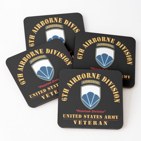 Item preview, Army - SSI - 6th Airborne Division - Phantom - US Army Veteran X 300 designed and sold by Military Insignia Products.