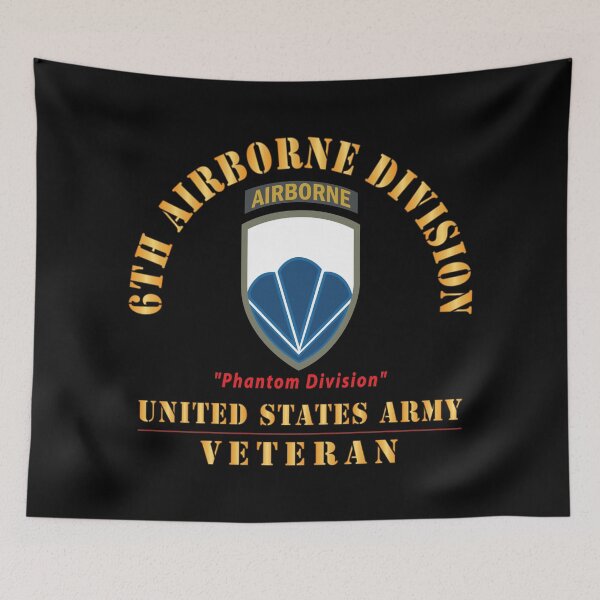 Item preview, Army - SSI - 6th Airborne Division - Phantom - US Army Veteran X 300 designed and sold by Military Insignia Products.