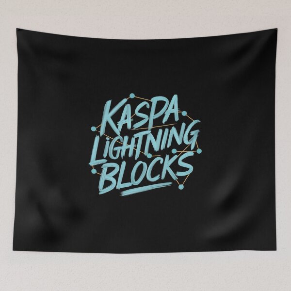 Item preview, Less Talk. More Blocks. Kaspa designed and sold by RadDeck.