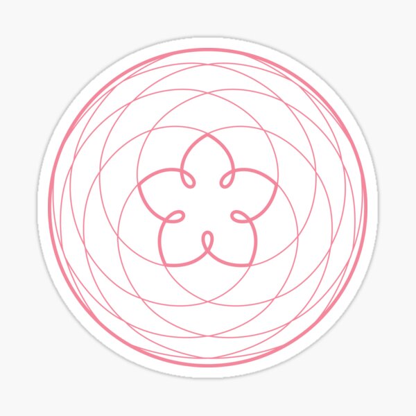 Item preview, Pentagram of Venus /// Rose Pink designed and sold by Gumless.