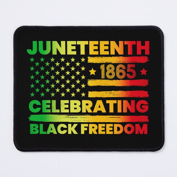 Item preview, Celebrate Juneteenth Black Freedom 1865 Gradient Flag USA designed and sold by Colorful Designs.