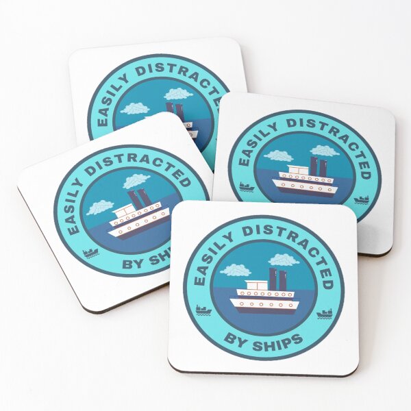Item preview, Easily distracted by Ships designed and sold by mitchelfrance.