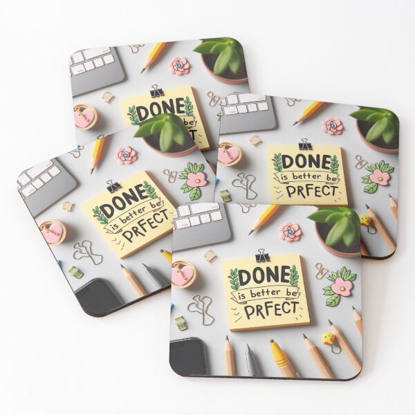 Item preview, Done Is Better Than Perfect – Sticky Note Productivity Motivation Design designed and sold by ashokreddy343.