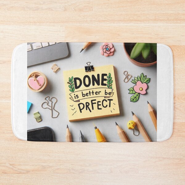Item preview, Done Is Better Than Perfect – Sticky Note Productivity Motivation Design designed and sold by ashokreddy343.
