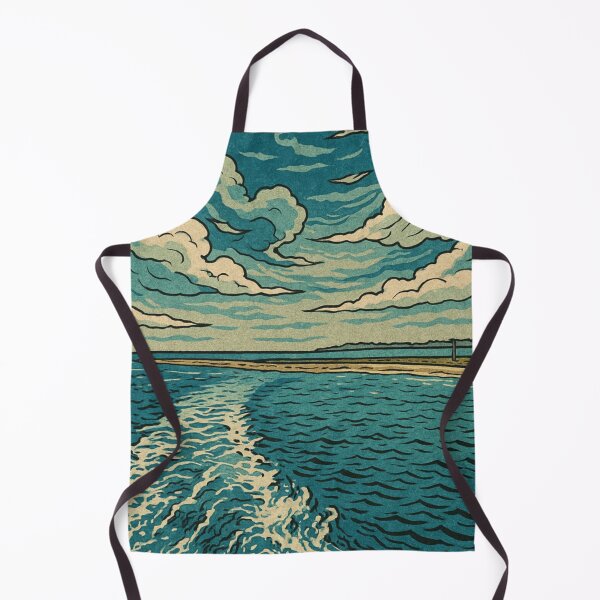 Item preview, Wake’s Passage | Boundless Horizon – Retro Ukiyo-e Vibes designed and sold by GEEEN.