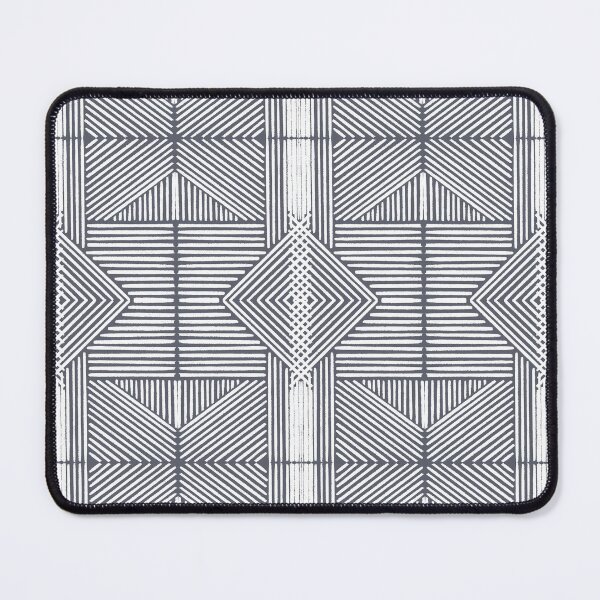 Item preview, Chalk-stamped basketweave – Soft, textured pattern in charcoal grey designed and sold by colorofmagic.