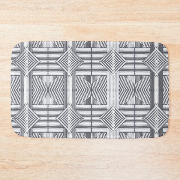 Item preview, Chalk-stamped basketweave – Soft, textured pattern in charcoal grey designed and sold by colorofmagic.