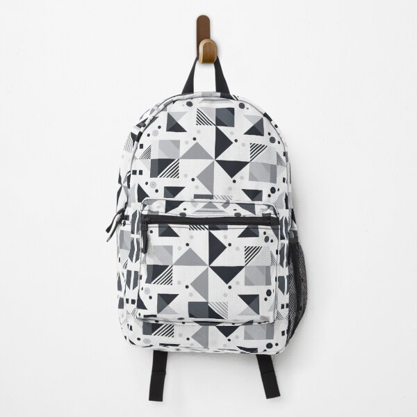Item preview, Pattern triangles, dots, squares in black, white, grey designed and sold by angel-cat-22.