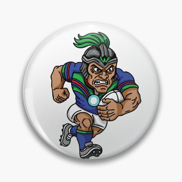 Item preview, NRL FOOTBALL NZ WARRIOR MASCOT  designed and sold by TanArtDesign.