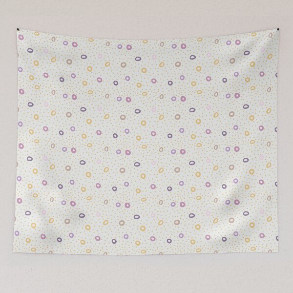 Item preview, colorful purple boho bubbles designed and sold by nacaca M.