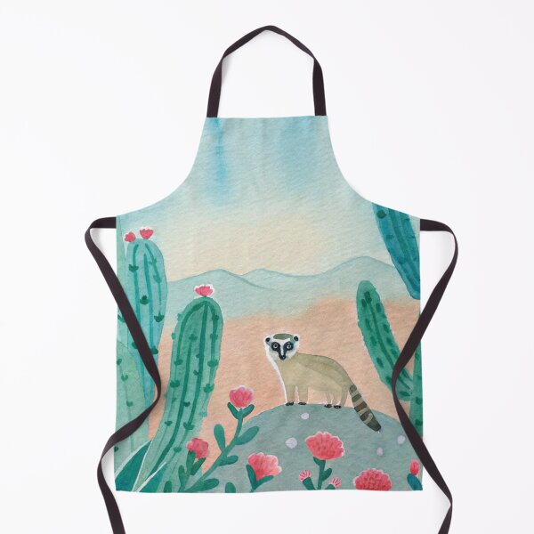 Item preview, Curious Coati in the Blooming Mexican Desert designed and sold by CloudReverie.