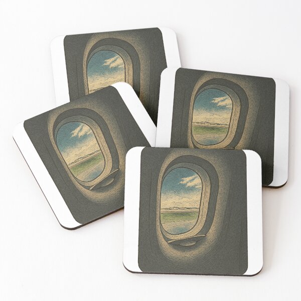 Item preview, Window to the Horizon | Serene Departure – Retro Ukiyo-e Vibes designed and sold by GEEEN.