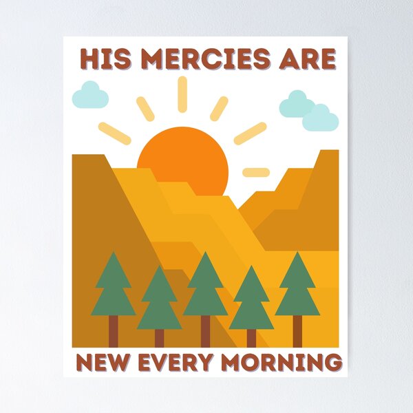 Item preview, His Mercies Are New Every Morning designed and sold by Tienda-Vane.