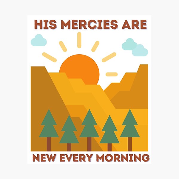 Item preview, His Mercies Are New Every Morning designed and sold by Tienda-Vane.