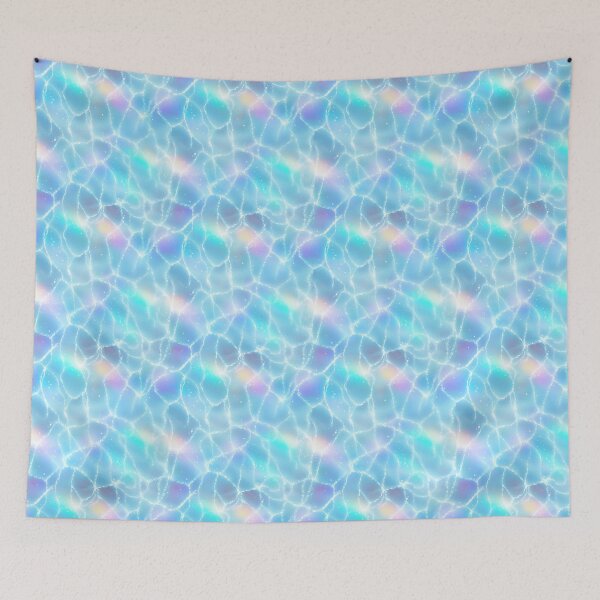 Item preview, Iridescent Ocean Dreams - Seamless Shimmering Sea Pattern designed and sold by Shloo.