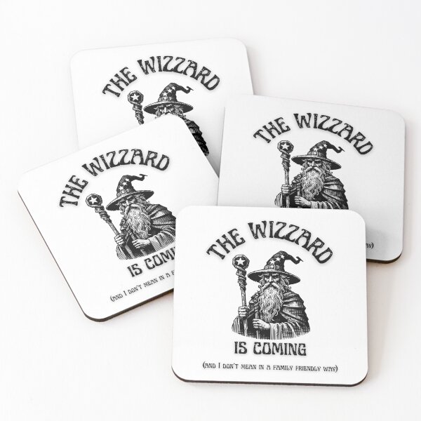 Item preview, The Wizard is Coming designed and sold by DemonBoahs.