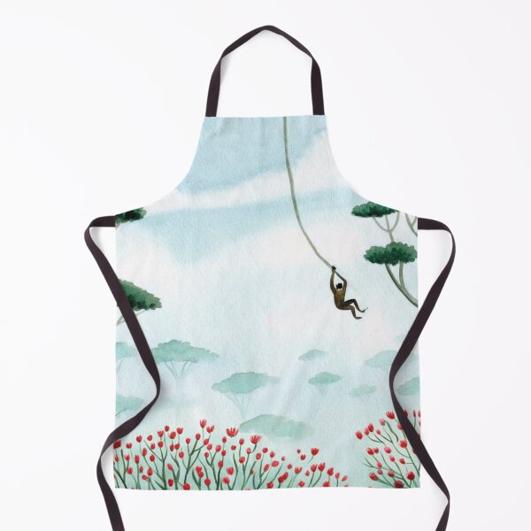 Item preview, Golden Monkey in the Misty Rwandan Hills designed and sold by CloudReverie.