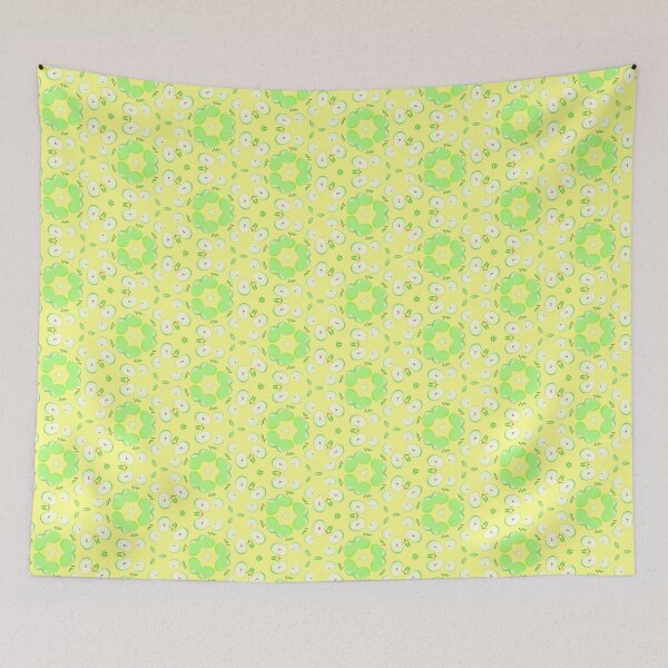 Item preview, vector apple green seamless colorful repeat pattern designed and sold by Abrahamjrnd.