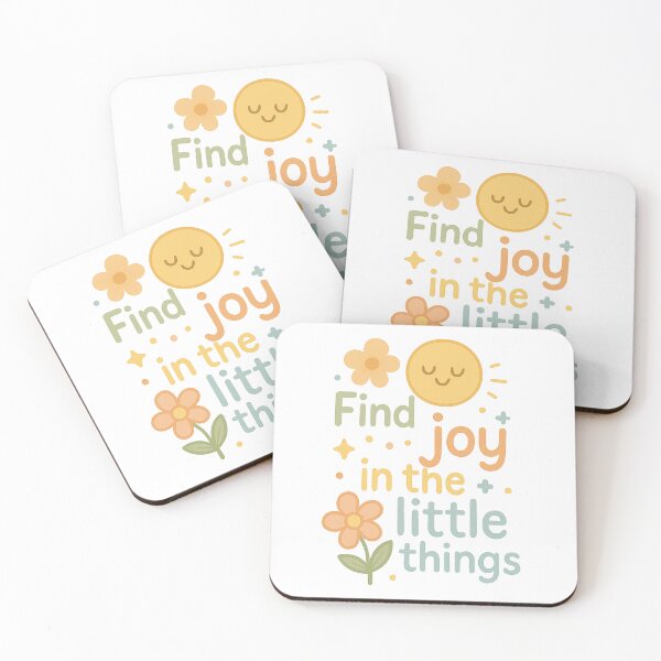 Item preview, “Find Joy in the Little Things – A Cheerful Reminder" designed and sold by Mindful56.