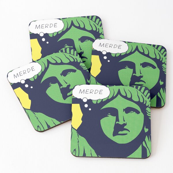 Item preview, Pop Liberty Merde Painting designed and sold by cLarasWilLe.