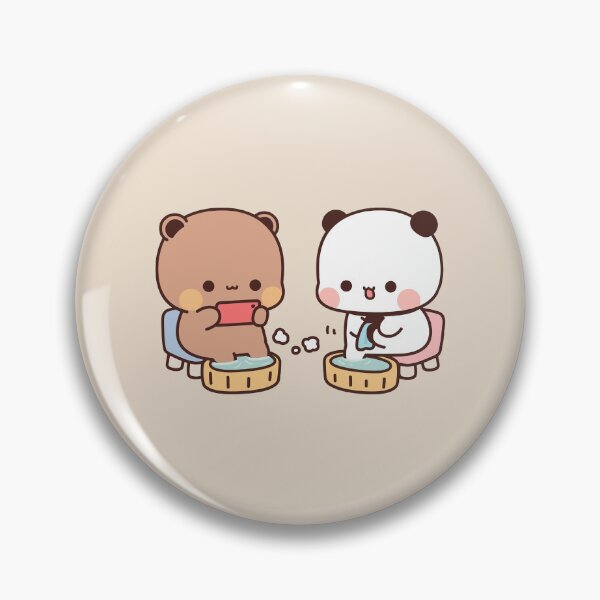 Item preview, Bubu and Dudu Summer Relaxing | Cute Bear Couple | Panda Yier | Bubu Brownie Bear designed and sold by valeriehsin.
