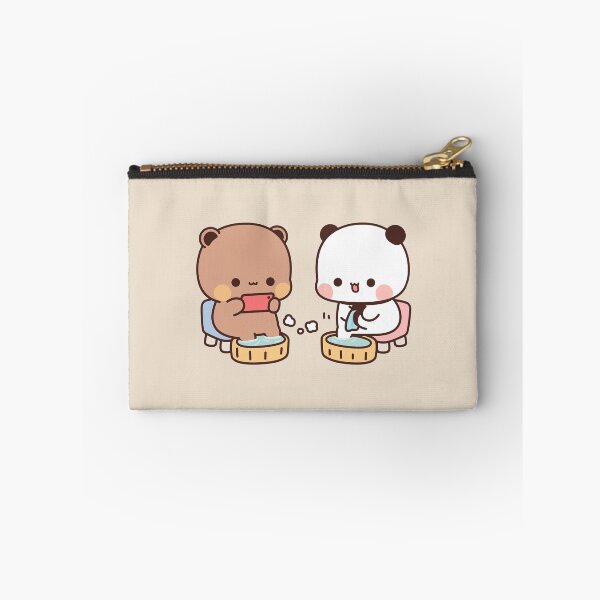 Item preview, Bubu and Dudu Summer Relaxing | Cute Bear Couple | Panda Yier | Bubu Brownie Bear designed and sold by valeriehsin.