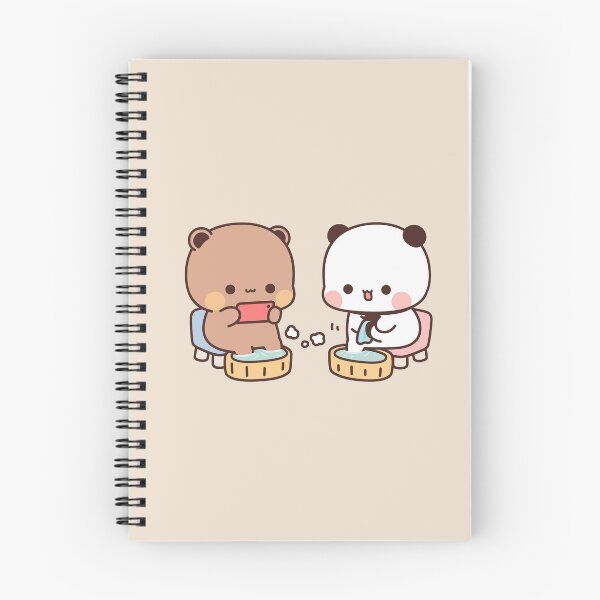 Item preview, Bubu and Dudu Summer Relaxing | Cute Bear Couple | Panda Yier | Bubu Brownie Bear designed and sold by valeriehsin.