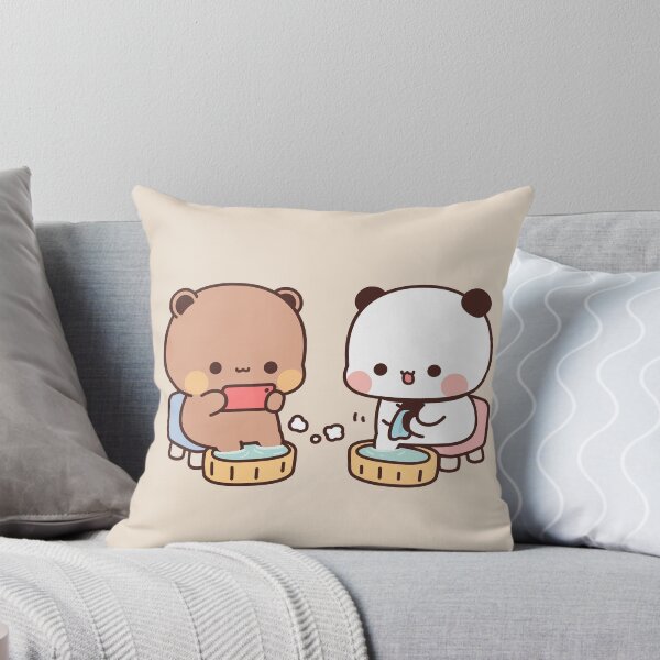 Item preview, Bubu and Dudu Summer Relaxing | Cute Bear Couple | Panda Yier | Bubu Brownie Bear designed and sold by valeriehsin.