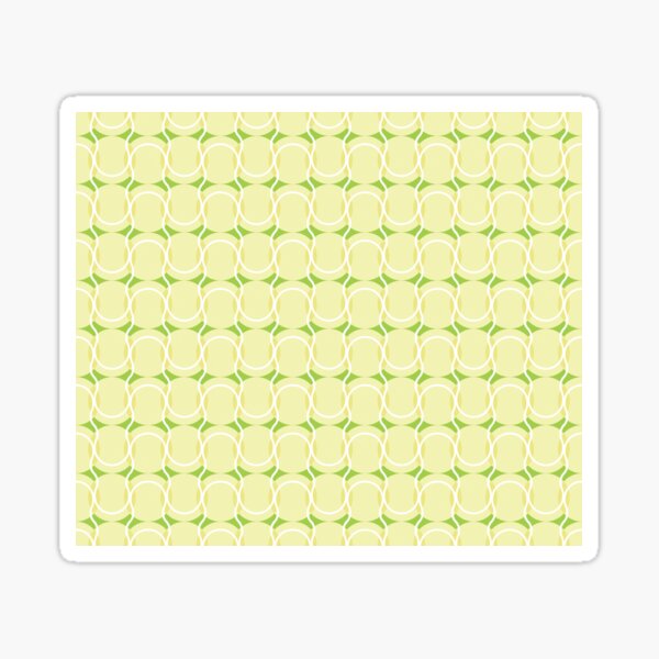 Aperçu de l'œuvre Balles de tennis, motif minimaliste, sports de balle créée et vendue par Joan and Rose.