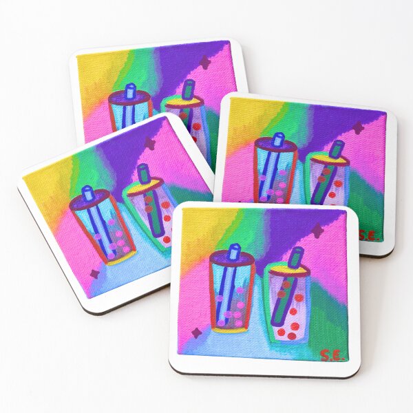 Item preview, Colorful Artwork of Boba  designed and sold by SashaSaidSo.