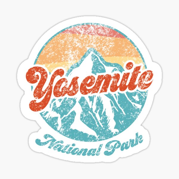 Yosemite National Park Sticker Sticker