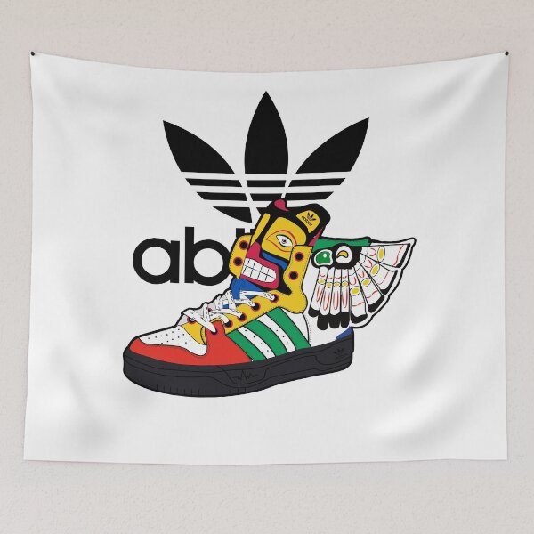 Item preview, ABIBAS Tribal Street Kicks – Bold Totem Sneaker Art designed and sold by Cattoon Studio.